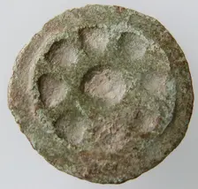 Disk Brooch, Merovingian, 8th-9th century. Creator: Unknown