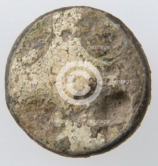 Disk Brooch, Merovingian, 8th-9th century. Creator: Unknown.