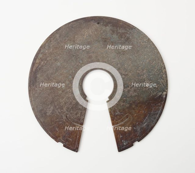 Disk (long), Western Han dynasty, 206 BCE-9 CE. Creator: Unknown.