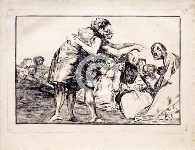 Disorderly Folly (from the series Los Disparates (Follies), 1815-1819. Artist: Goya, Francisco, de (1746-1828)