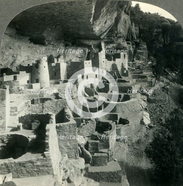 "Dismantled Towers and Turrets Broken" - Cliff Palace in the Mesa Verde, Colorado', c1930s. Creator: Unknown.