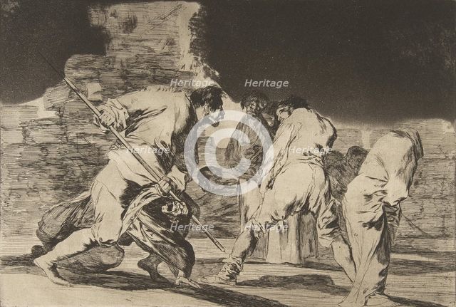Disparates (Los Proverbios), ca. 1816-23 (published 1864). Creator: Francisco Goya.