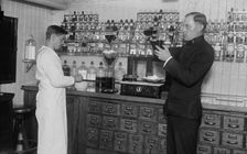 Dispensary, COMFORT, between c1915 and c1920. Creator: Bain News Service