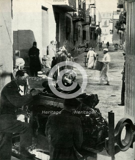 'Dispersed in the back streets of Cairo is a whole little industry ...c1942-1943, (1945). Creator: Unknown.