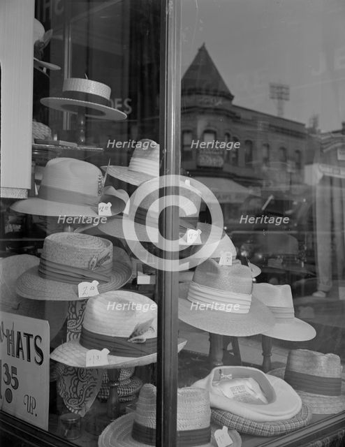 Display window at 7th Street and Florida Avenue, N.W., Washington, D.C., 1942. Creator: Gordon Parks.