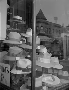 Display window at 7th Street and Florida Avenue, N.W., Washington, D.C., 1942. Creator: Gordon Parks