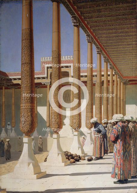 Display of Trophies, 1871-1872. Artist: Vereshchagin, Vasili Vasilyevich (1842-1904)