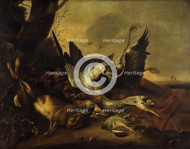 Display of dead game, between 1621 and 1661. Creator: Jan Baptist Weenix.