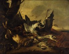 Display of dead game, between 1621 and 1661. Creator: Jan Baptist Weenix