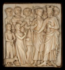 Disputation of Saint Catherine, 19th century in 14th century style. Creator: Unknown