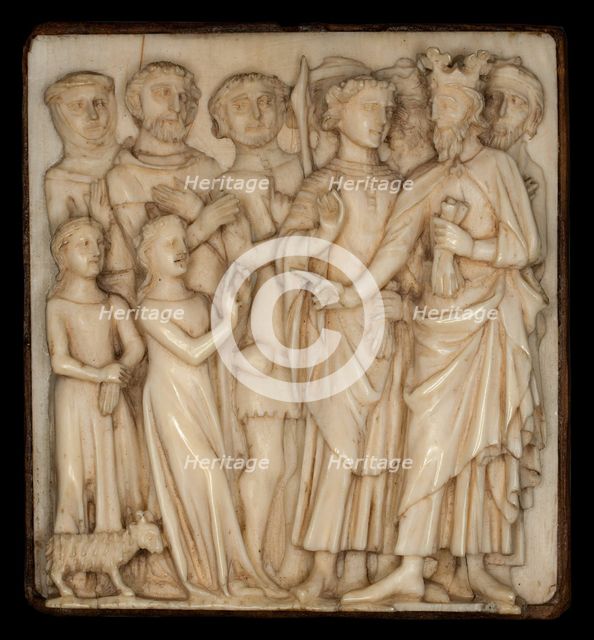 Disputation of Saint Catherine, 19th century in 14th century style. Creator: Unknown.