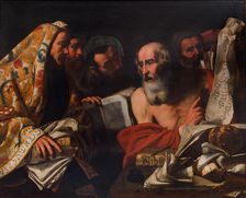 Disputation of Saint Jerome with the Doctors, 1625-1630. Creator: Vitale, Filippo (1585-1650)