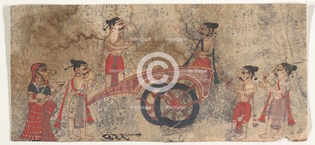 Disputations on a Chariot, 1650-60. Creator: Unknown.