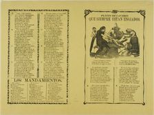 Dispute of Spouses who are Always Angry, 1913. Creator: José Guadalupe Posada