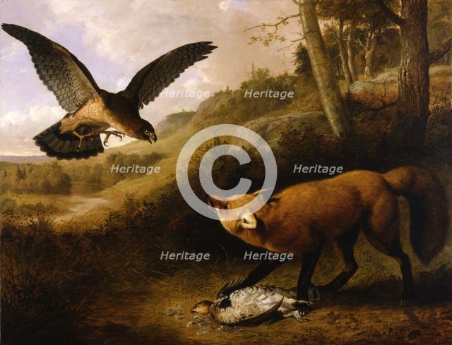 Disputed Game, 1850. Creator: Thomas Hewes Hinckley.