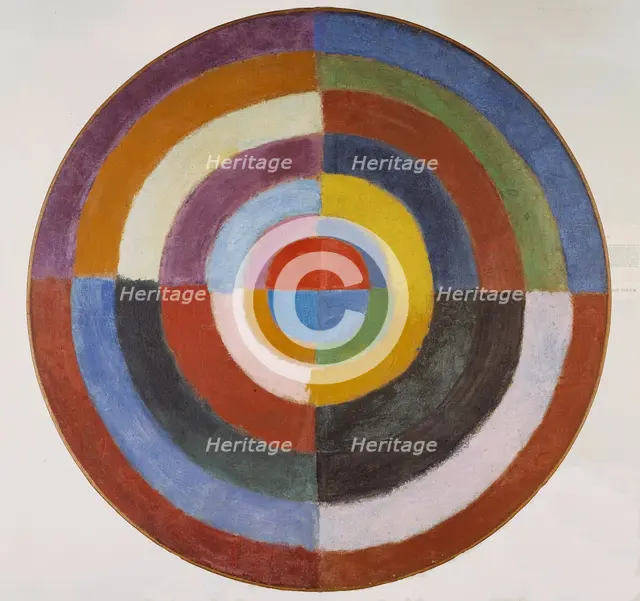 Disque (Le premier disque), 1912-1913. Creator: Delaunay, Robert (1885-1941).