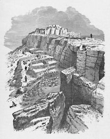 Distant View of Moqui, with Sheep-pens in the Foreground 1883