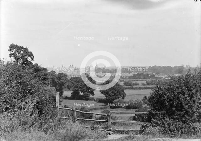 Distant view of Oxford, Oxfordshire form Hinskey Hill, c1860-c1922. Artist: Henry Taunt