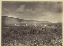 Distant View of Camp Apache, Arizona, 1873. Creator: Tim O'Sullivan