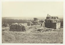 Distant View of Damascus, 1857. Creator: Francis Frith