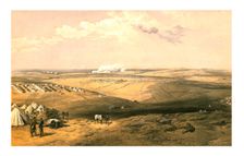 Distant View of Lord Raglan's Headquarters before Sebastopol 1855. Creator: Thomas Picken