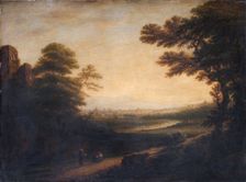 Distant View of Rome, c1783. Creator: Edmund Garvey