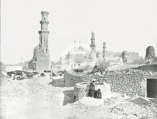 Distant view of the Citadel, Cairo, Egypt, 1895.  Creator: Unknown.