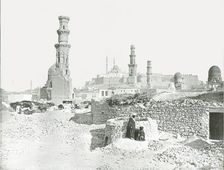 Distant view of the Citadel, Cairo, Egypt, 1895. Creator: Unknown