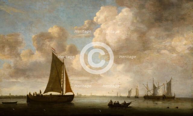 Distant View Of The Dutch Coast, 1660. Creator: Justus Verwer.