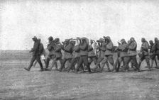 Distant Fronts, In Hejaz; Musicians of the Arabian army rally for King Hussein..., 1917. Creator: Unknown