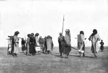 Distant Fronts, In Hejaz; Volunteers in the army of King Hussein 1917. Creator: Unknown