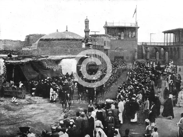Distant Fronts, In Mesopotamia; Arrival of General Maude's British Troops..., 1917. Creator: Unknown.