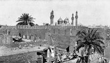 Distant Fronts, In Mesopotamia; The mosque of Kadhimiya, in Baghdad, 1917. Creator: Unknown