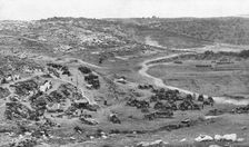 Distant Fronts, In Palestine; Bivouac of a division in the mountains of Judea, 1917. Creator: Unknown