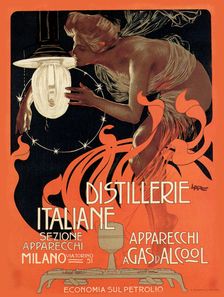 Distillerie Italiane , 1890s. Creator: Metlicovitz, Leopoldo (1868-1944)