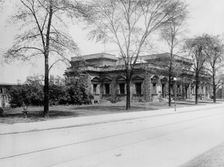 Distillery offices, Hiram Walker & Sons, Ltd., south front, Walkerville, Ont., between 1900 and 1920 Creator: Unknown