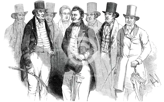 Distinguished Agriculturists, 1845. Creator: Unknown.