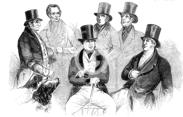 Distinguished Agriculturists, 1845. Creator: Unknown.