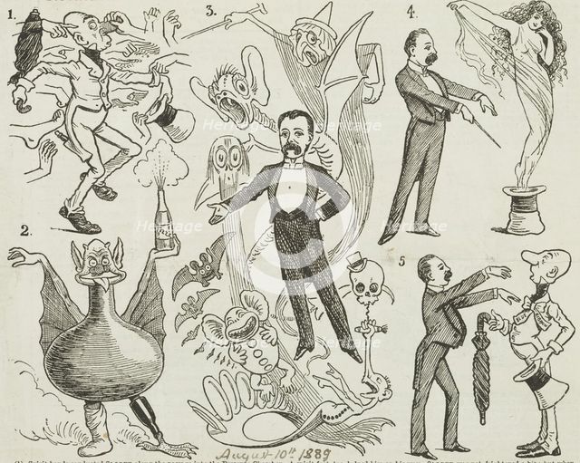 Distinguished People Interviewed by A. Sloper, 1889. Creator: Unknown.
