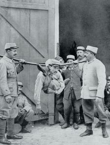 Distractions at the front; the human serpent France, World War I,1915