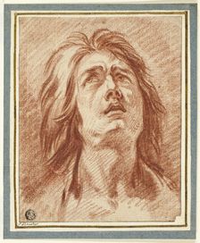 Distress: Head of a Woman Looking Upwards, n.d