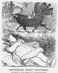 Distressing Infant Nightmare 1865. Creator: George du Maurier