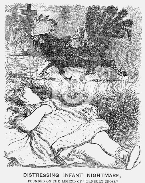 'Distressing Infant Nightmare', 1865. Creator: George du Maurier.