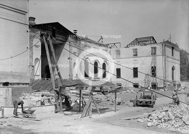 District of Columbia Supreme Court Being Remodeled, 1917. Creator: Harris & Ewing.