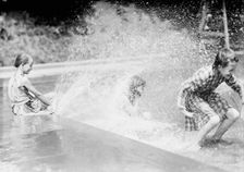 District of Columbia Parks - Children At Fountains And Pools, 1912. Creator: Harris & Ewing