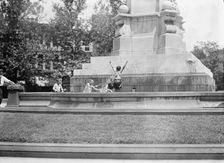 District of Columbia Parks - Children At Fountains And Pools, 1912. Creator: Harris & Ewing
