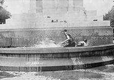 District of Columbia Parks - Children At Fountains And Pools, 1912. Creator: Harris & Ewing