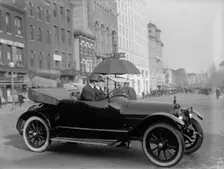 District of Columbia; Traffic - Stop And Go Signs, 1913. Creator: Harris & Ewing