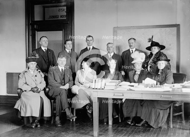 District Public Schools - Board of Directors, Wilson Normal School. Suzie Root Rhodes..., 1918. Creator: Harris & Ewing.