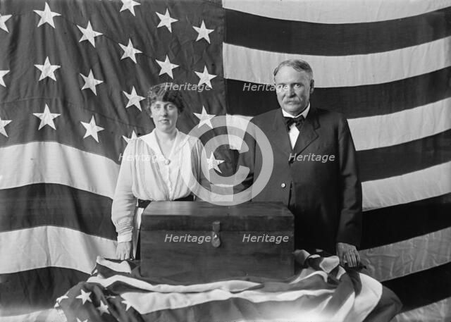 District Public Schools - Park View School; J.G. Mcgrath And Miss Margaret Wilson, 1918. Creator: Harris & Ewing.